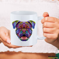 Kaffeetasse British Bulldog Colorful 330ml
