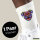 Unisex Socken British Bulldog Colorful Größe 37/46 White Motiv Tennissocken