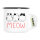 Emaille Tasse Katzen Meow Comic 300ml Vintage Emaille Becher