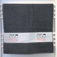 Handtuch Katzen Meow Comic 50x100cm