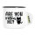 Emaille Tasse Are you kitten me Katze 300ml Vintage Emaille Becher
