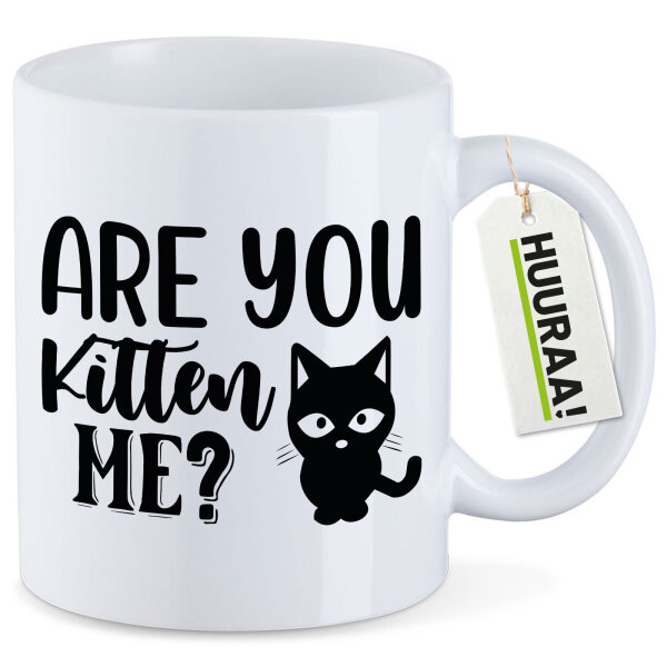 Kaffeetasse Are you kitten me Katze 330ml
