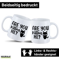 Kaffeetasse Are you kitten me Katze 330ml