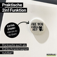 Magnet Are you kitten me Katze 59mm Kühlschrankmagnet