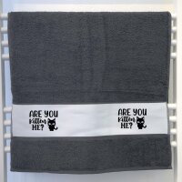 Handtuch Are you kitten me Katze 50x100cm