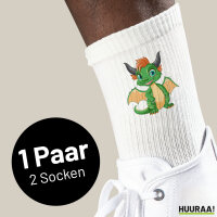 Unisex Socken Drache Fabelwesen Baumwolle