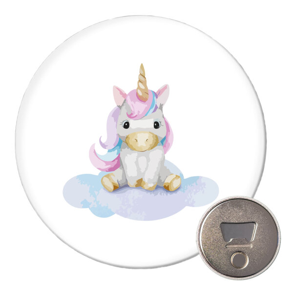 Magnet Einhorn Fabelwesen 59mm Kühlschrankmagnet Flaschenöffner