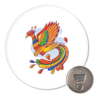 Magnet Phönix Fabelwesen 59mm Kühlschrankmagnet