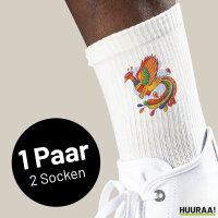Unisex Socken Phönix Fabelwesen Baumwolle