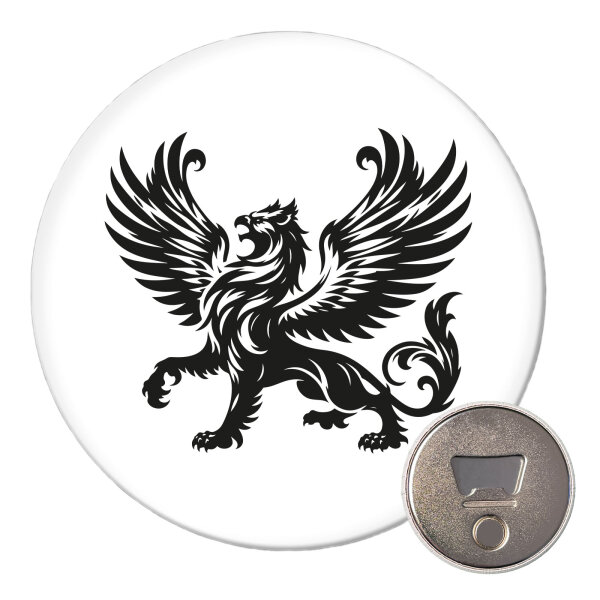 Magnet Greif Fabelwesen 59mm Kühlschrankmagnet Flaschenöffner