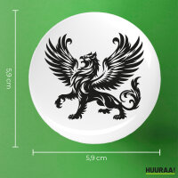 Button Greif Fabelwesen