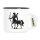 Emaille Tasse Zentaur Fabelwesen 300ml Vintage