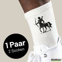 Unisex Socken Zentaur Fabelwesen Baumwolle