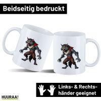 Kaffeetasse Werwolf Fabelwesen 330ml