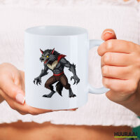 Kaffeetasse Werwolf Fabelwesen 330ml