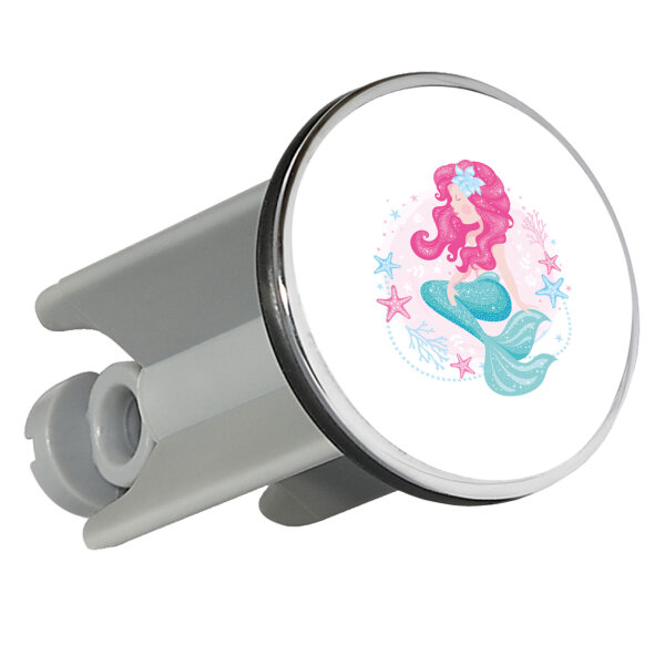 Waschbeckenstöpsel Meerjungfrau Fabelwesen 4cm