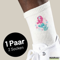 Unisex Socken Meerjungfrau Fabelwesen Baumwolle