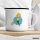 Emaille Tasse Wassermann Fabelwesen 300ml Vintage