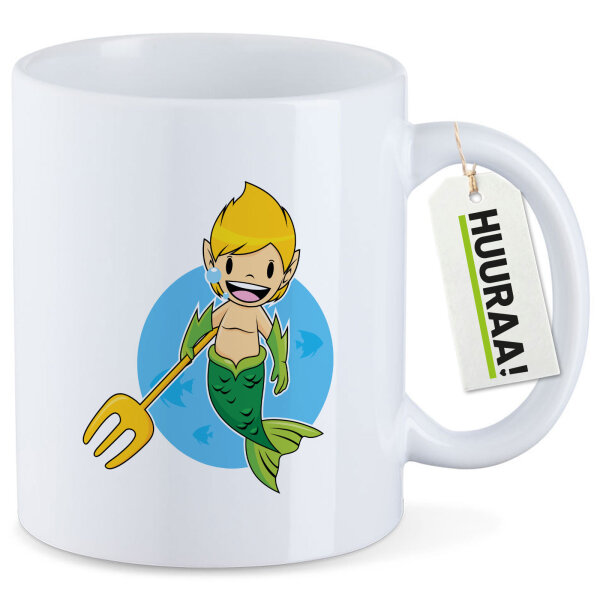 Kaffeetasse Wassermann Fabelwesen 330ml