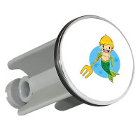 Waschbeckenstöpsel Wassermann Fabelwesen 4cm