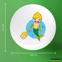 Button Wassermann Fabelwesen