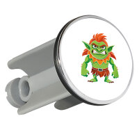 Waschbeckenstöpsel Troll Fabelwesen 4cm