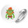 Button Troll Fabelwesen rund