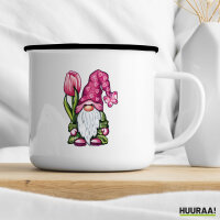 Emaille Tasse Gnom Fabelwesen 300ml Vintage