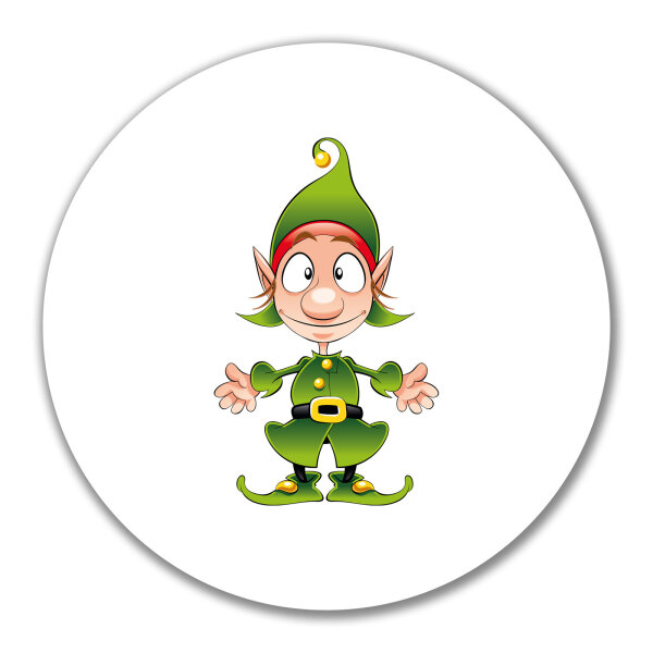 Aufkleber Kobold Fabelwesen 10cm