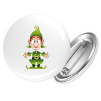 Button Kobold Fabelwesen rund