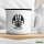 Emaille Tasse Dämon Fabelwesen 300ml Vintage