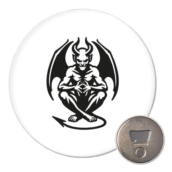 Magnet Dämon Fabelwesen 59mm Kühlschrankmagnet Flaschenöffner