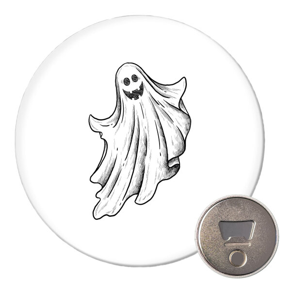 Magnet Comic Geist Fabelwesen 59mm Kühlschrankmagnet Flaschenöffner