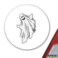 Aufkleber Comic Geist Fabelwesen 10cm rund