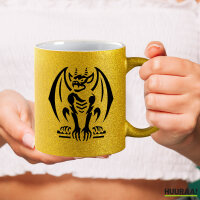 Glitzertasse Gargoyle Fabelwesen 330ml