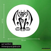 Aufkleber Gargoyle Fabelwesen 10cm