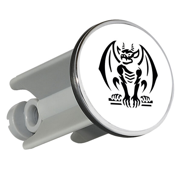 Waschbeckenstöpsel Gargoyle Fabelwesen 4cm Abflussstopfen