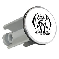 Waschbeckenstöpsel Gargoyle Fabelwesen 4cm Abflussstopfen