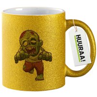 Glitzertasse Zombie Fabelwesen 330ml