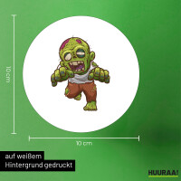 Aufkleber Zombie Fabelwesen 10cm