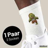 Unisex Socken Zombie Fabelwesen Baumwolle