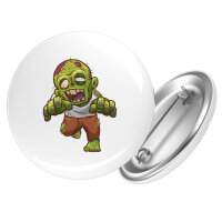 Button Zombie Fabelwesen rund