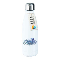 Trinkflasche Kraken Fabelwesen 500ml Edelstahl Wasserflasche
