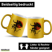Glitzertasse Teufel Devil 330ml