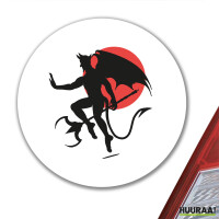 Aufkleber Teufel Devil 10cm
