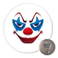 Magnet Horrorclown Halloween 59mm Kühlschrankmagnet