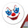 Aufkleber Horrorclown Halloween 10cm