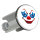 Waschbeckenstöpsel Horrorclown Halloween 4cm