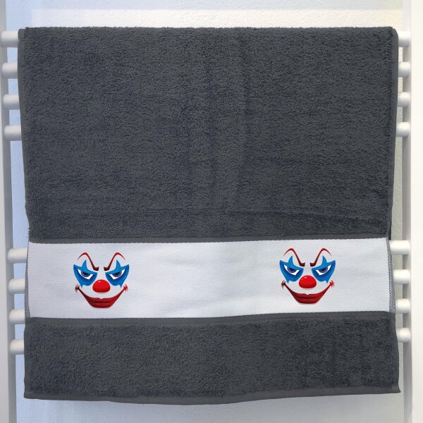 Handtuch Horrorclown Halloween 50x100cm
