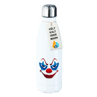Trinkflasche Horrorclown Halloween 500ml Edelstahl...
